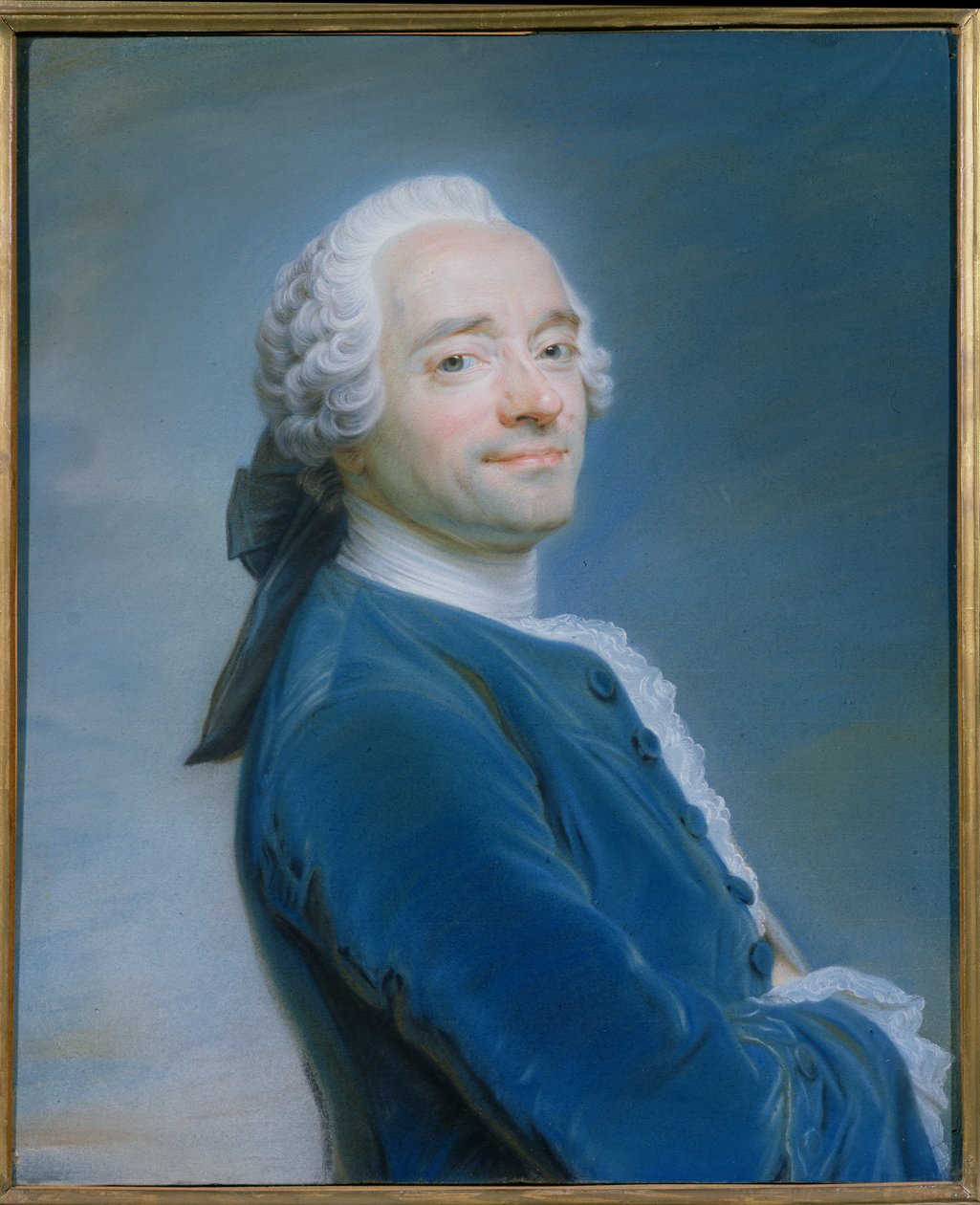 Selvportrett (pastell) av Maurice Quentin de La Tour