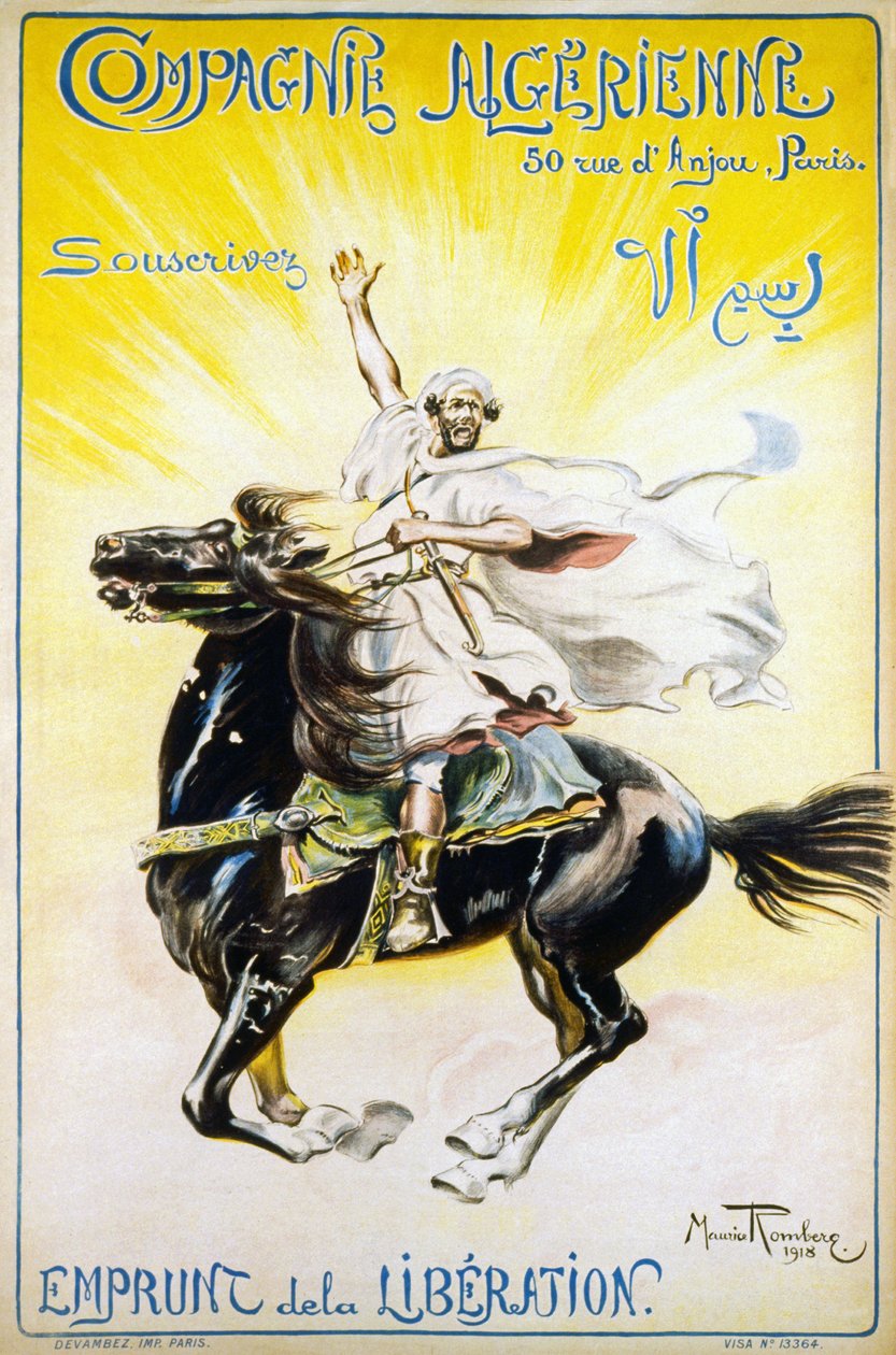 Compagnie Algerienne - Abonner - Liberty Loan, 1918 av Maurice Romberg