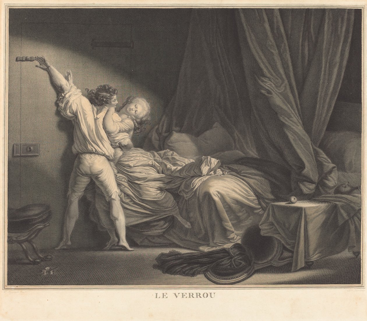 Låsen av Maurice Blot after Jean Honoré Fragonard