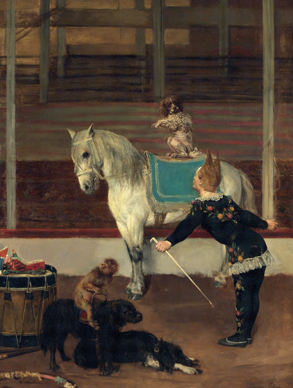 Sirkusartistene, 1875 av Maurice Blum