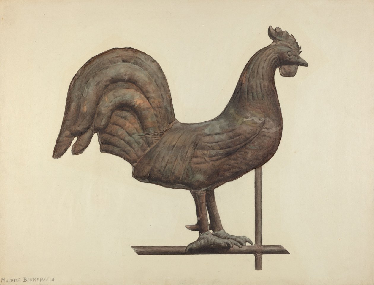 Værfane-finale, ca. 1938. av Maurice Blumenfeld