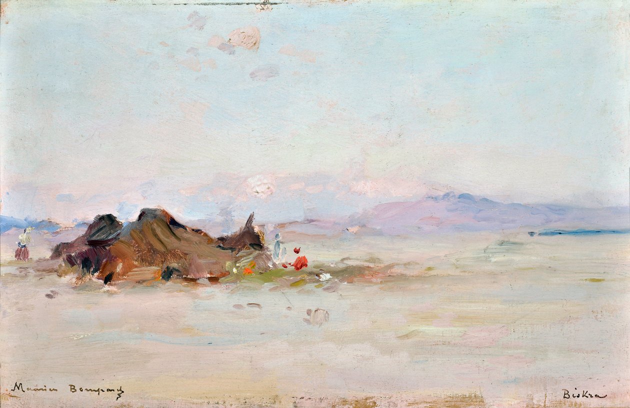 Leir i ørkenen, Biskra (Algeria) av Maurice Bompard