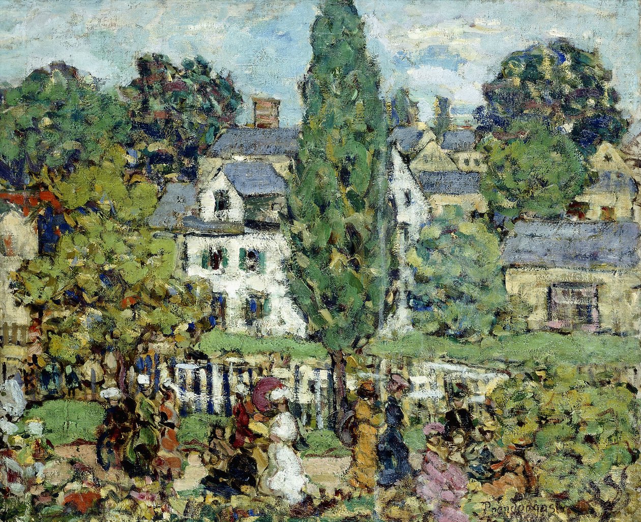 Ettermiddagstur, sommer, av Maurice Brazil Prendergast