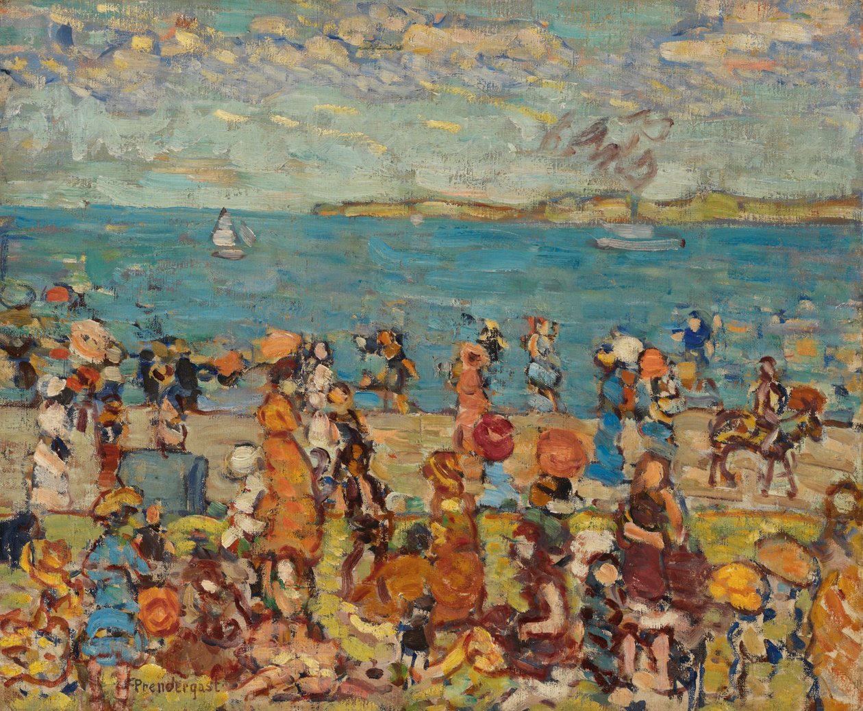 Strandscene av Maurice Brazil Prendergast