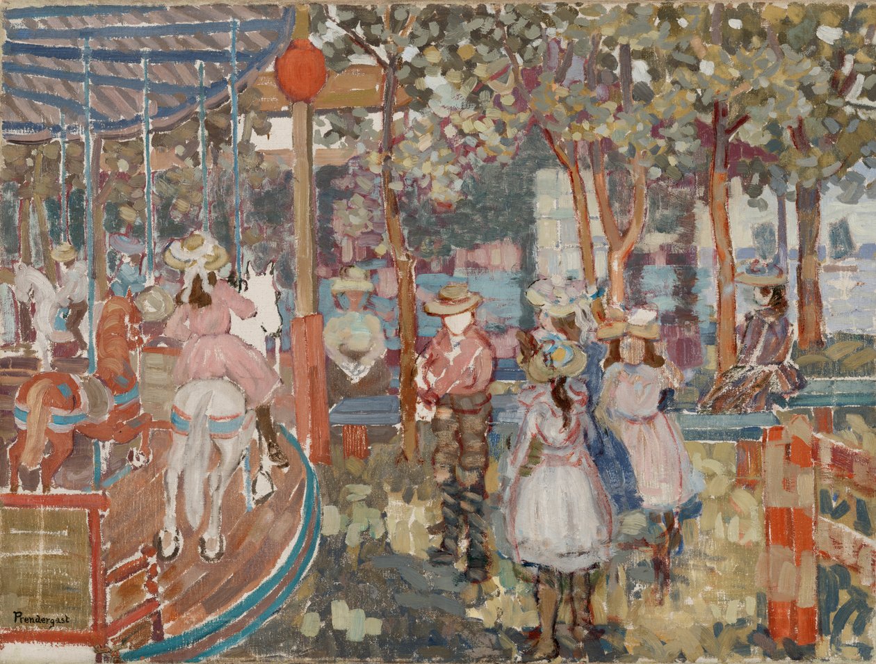 Merry-Go-Round av Maurice Brazil Prendergast