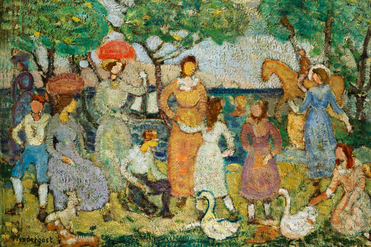 Promenade #2, av Maurice Brazil Prendergast