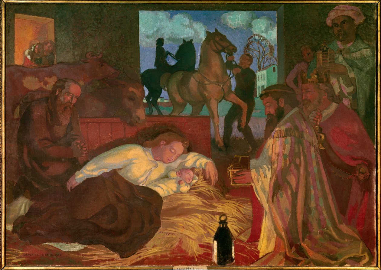 Tilbedelse av magiene av Maurice Denis