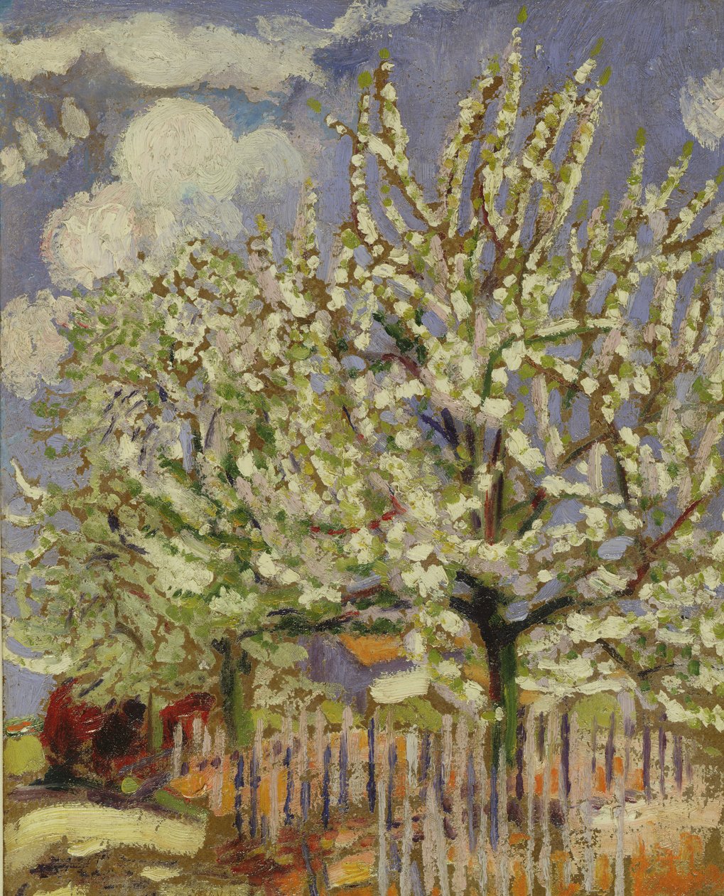 Blossoming Trees, 1908 (panel) av Maurice Denis
