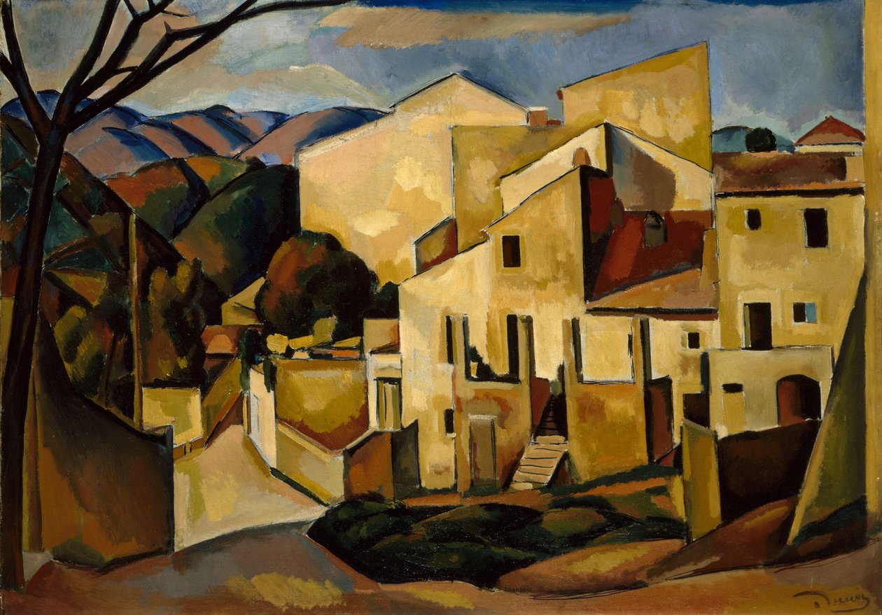 Cagnes, 1910 av Maurice Denis