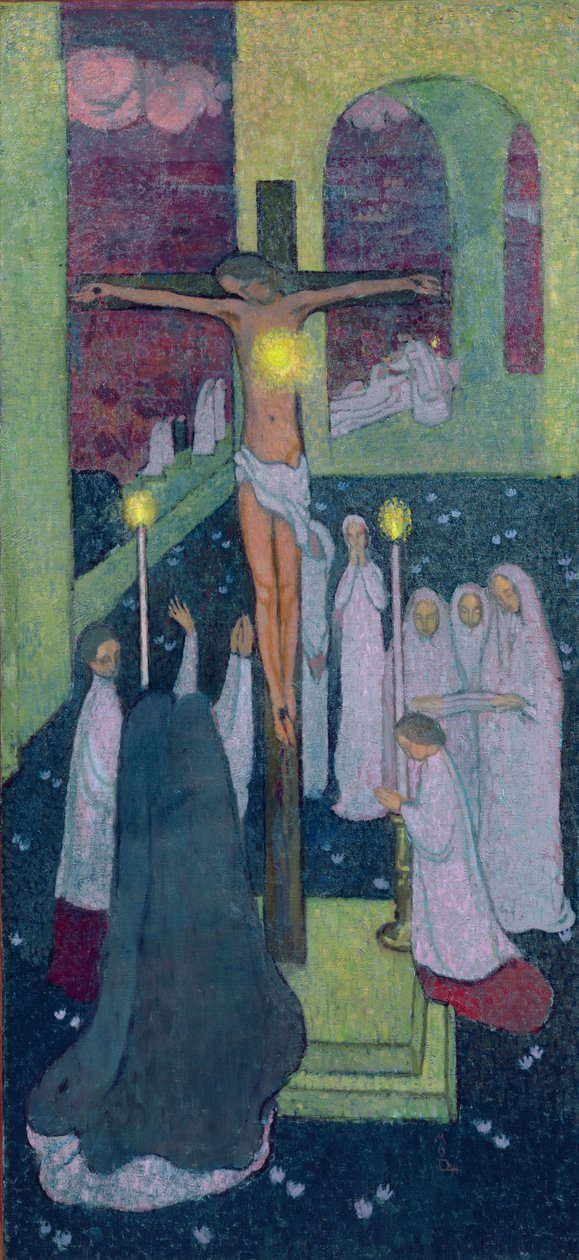 Korsfestet hellig hjerte, 1894 av Maurice Denis