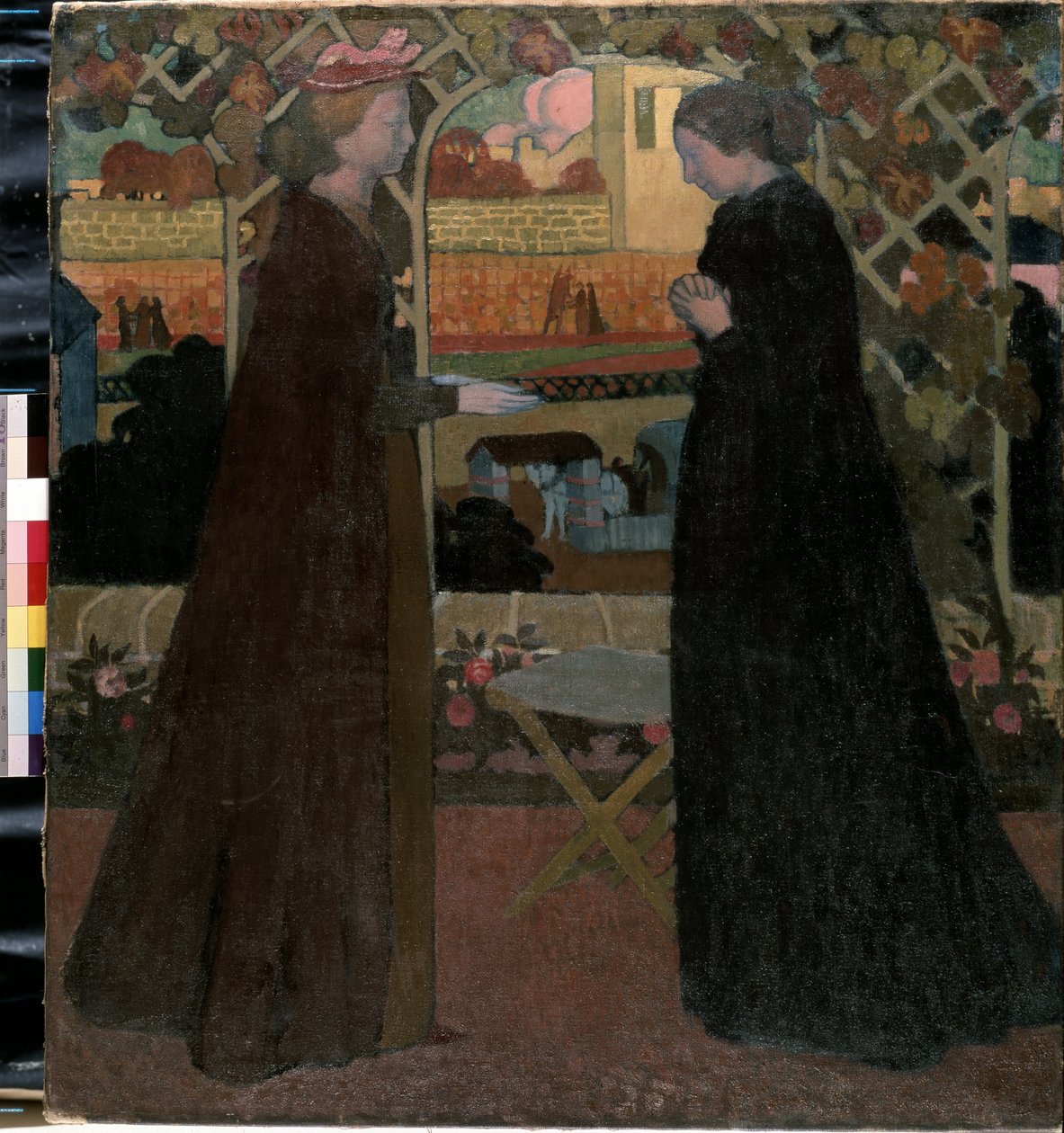 Besøket. Maleri av Maurice Denis (1870-1943) av Maurice Denis