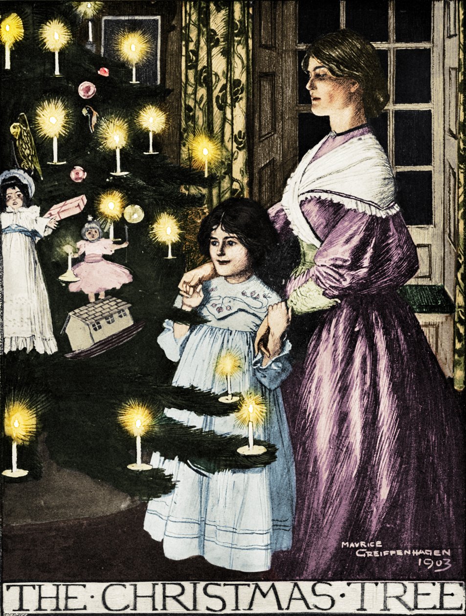 Juletreet, 1903 1903 av Maurice Greiffenhagen