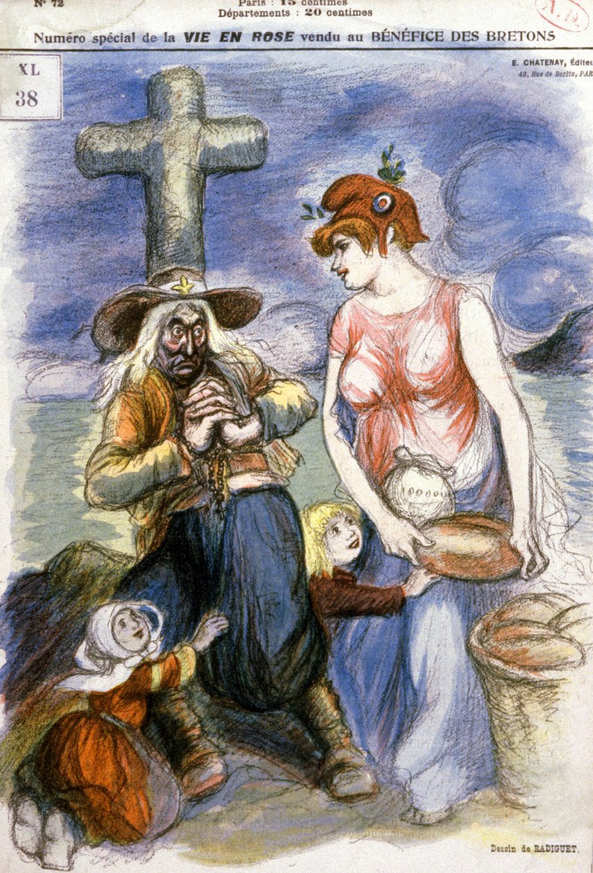 Hungersnød i Bretagne av Maurice Radiguet