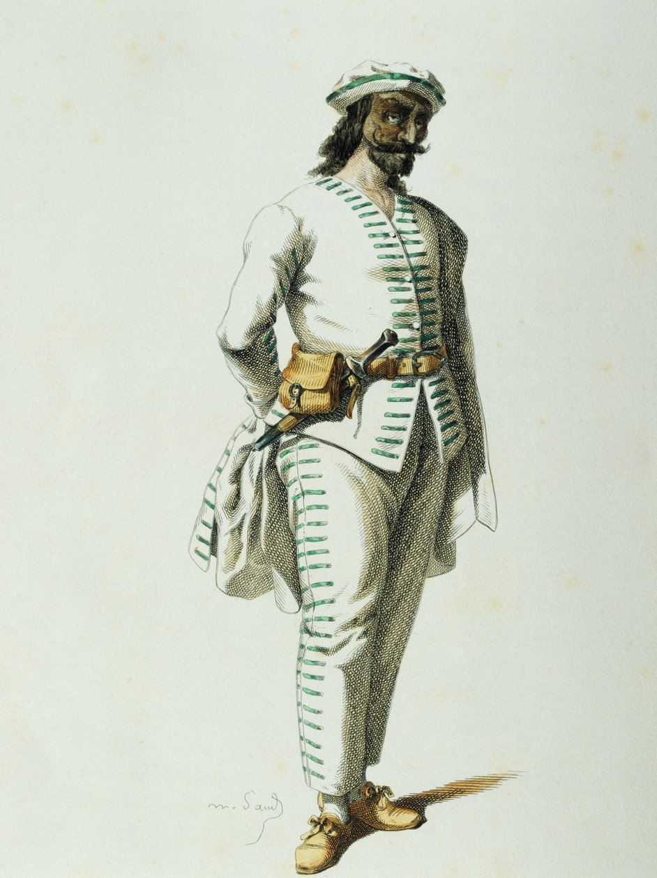 Brighella i 1570, av Maurice Sand (1823-1889) av Maurice Sand