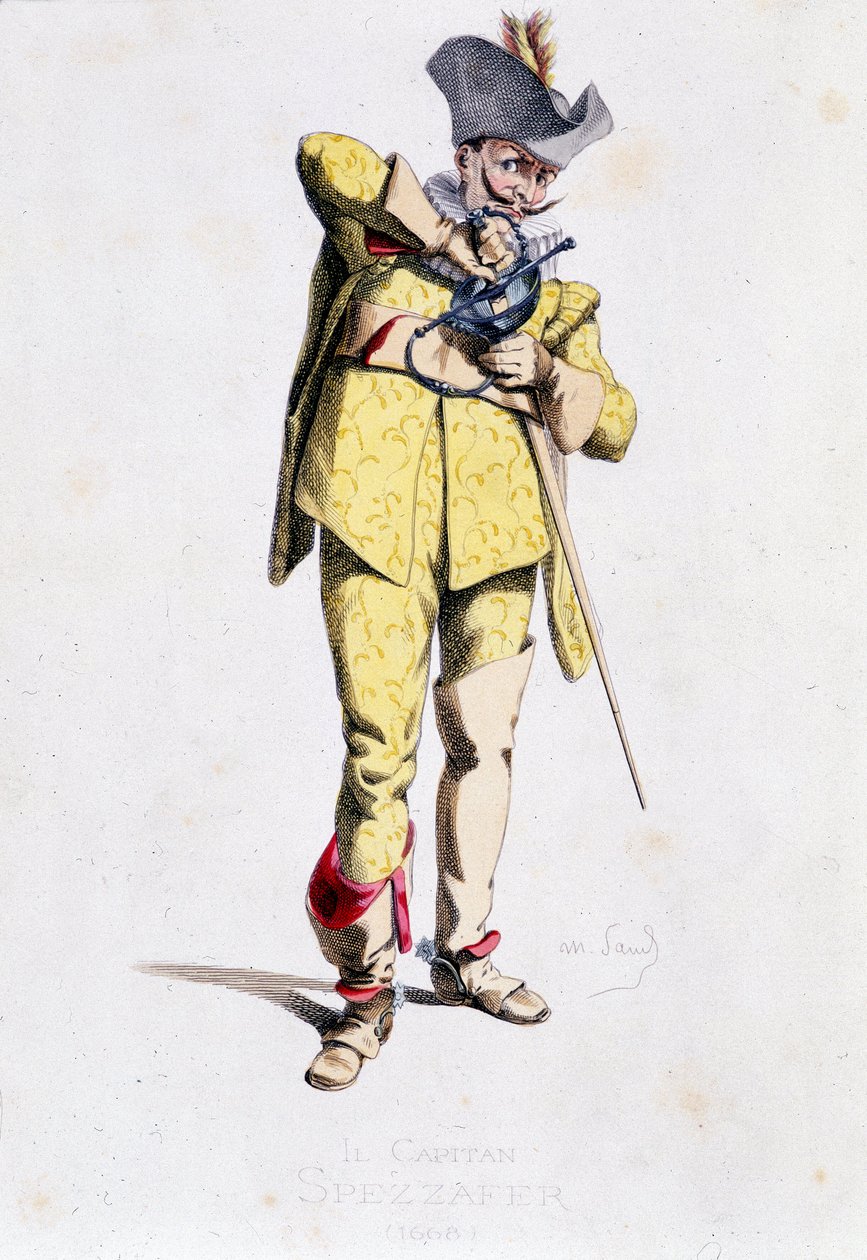He Capitan Spezzafer (kaptein Fracasse) av Maurice Sand
