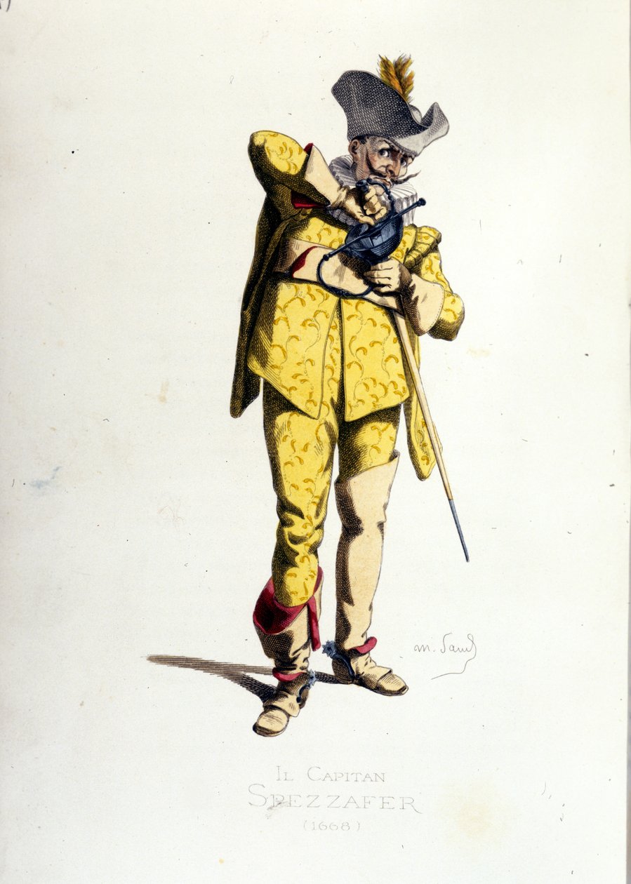 He Capitan Spezzafer (kaptein Fracasse) av Maurice Sand