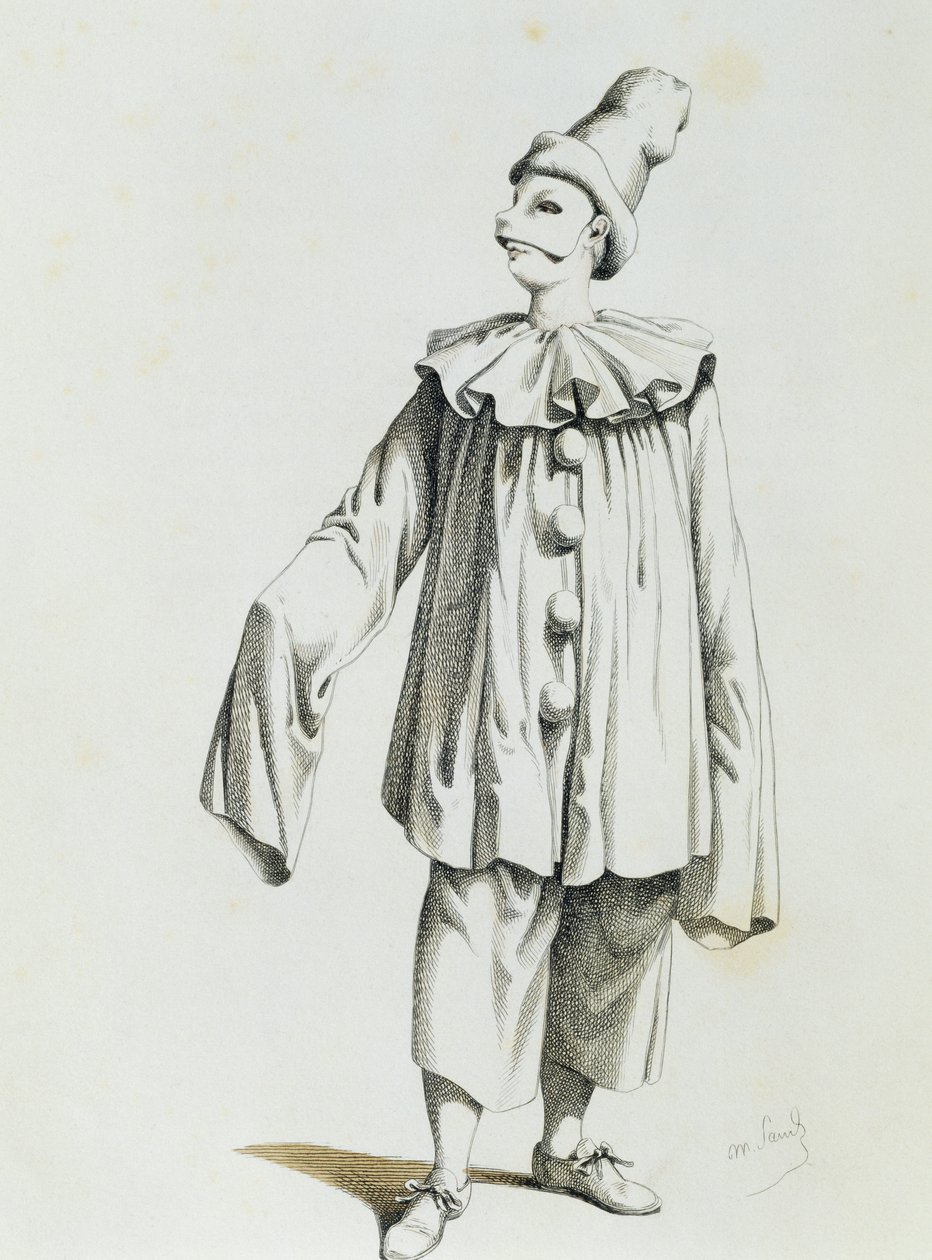 Pierrot, av Maurice Sand (1823-1889) av Maurice Sand