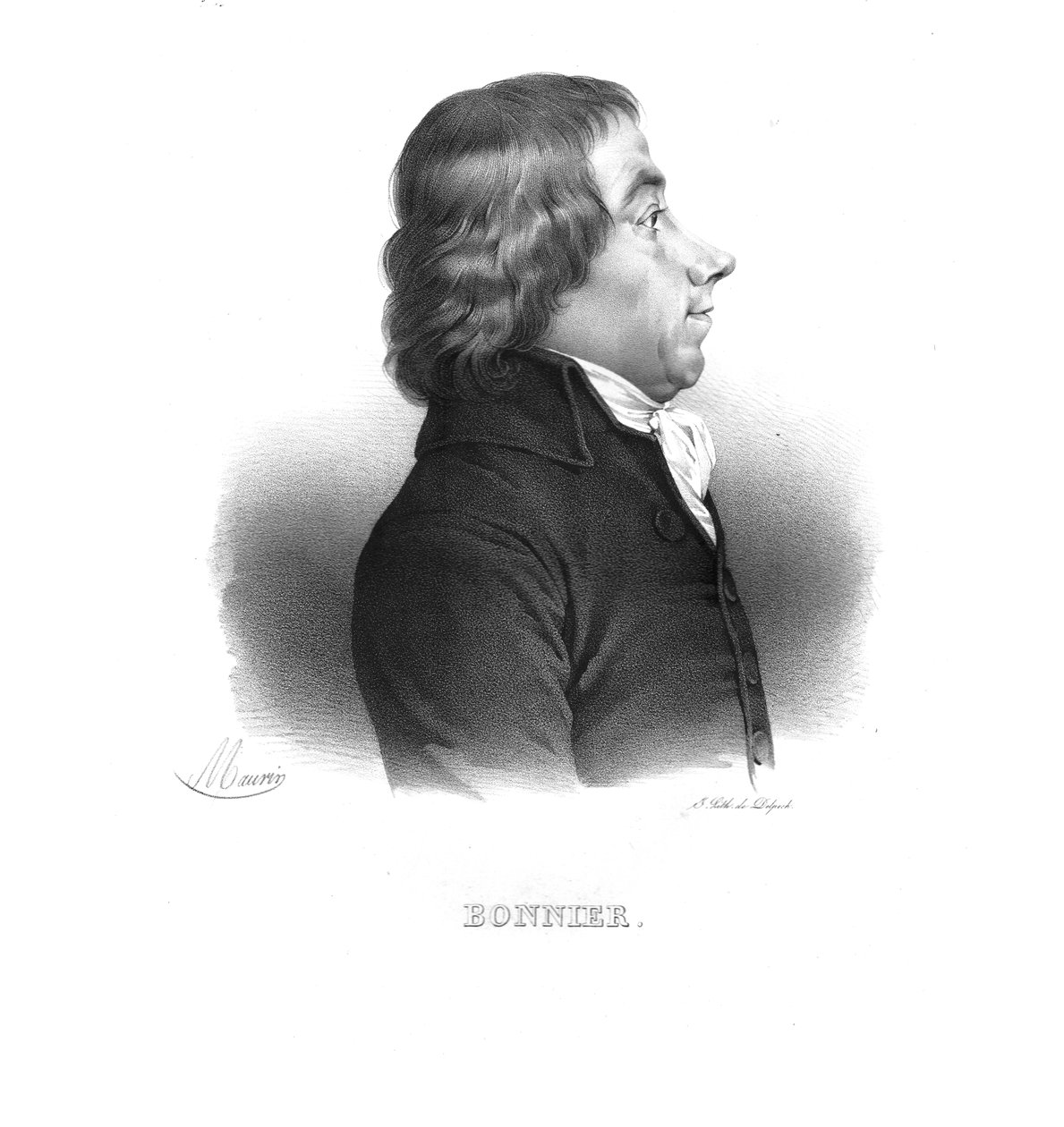 Ange-Élisabeth-Louis-Antoine Bonnier, c1820-årene. av Maurin