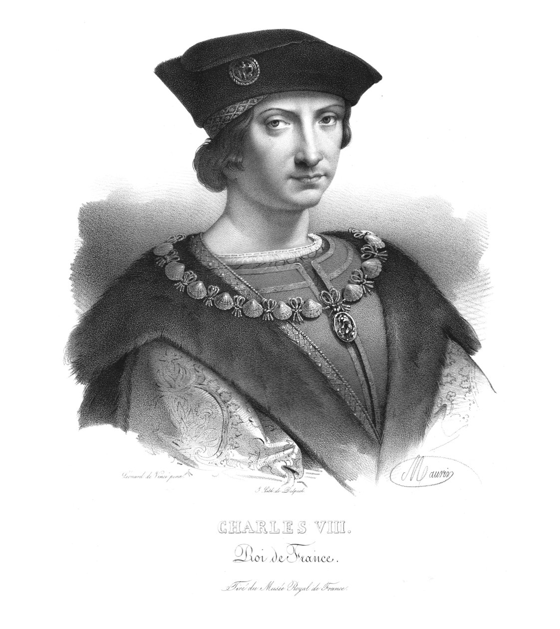 Charles VIII, konge av Frankrike, c1820-årene av Maurin