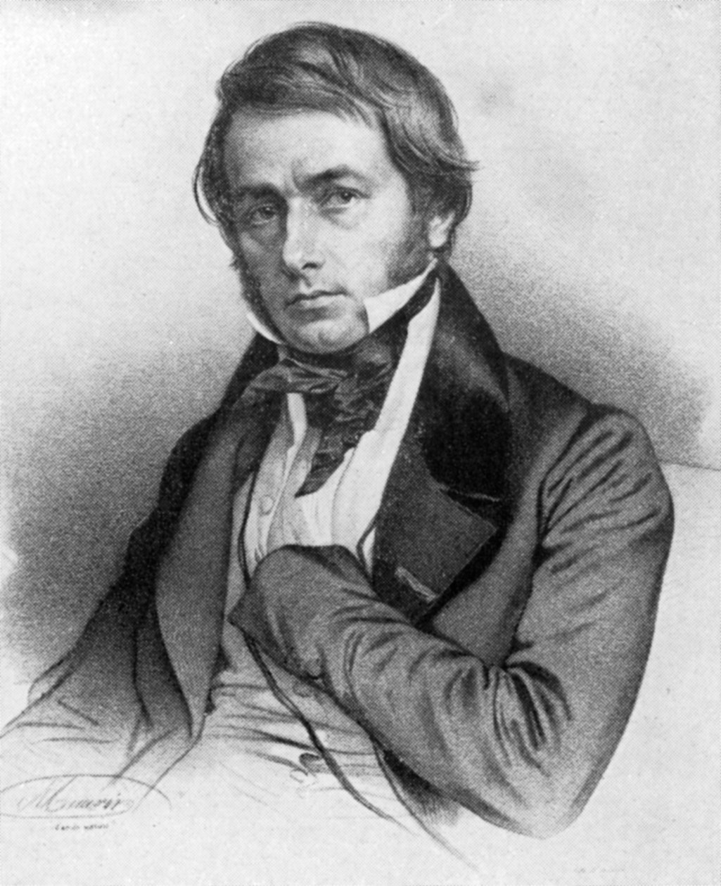 Victor Cousin, fransk filosof, 1800-tallet av Maurin