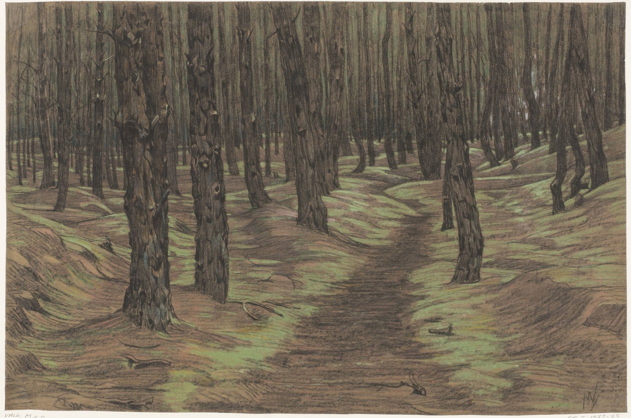 granskog av Maurits van der Valk