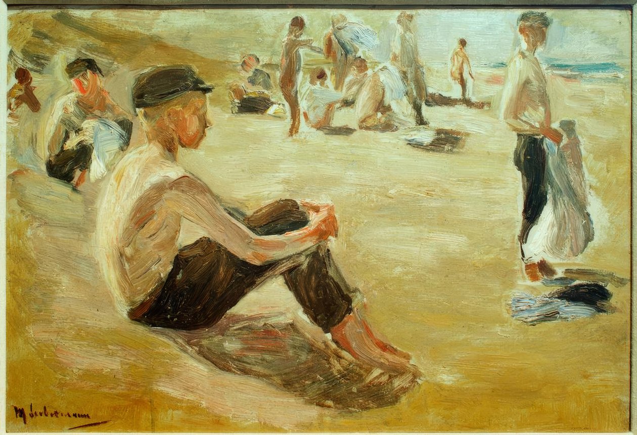 Badende gutt av Max Liebermann