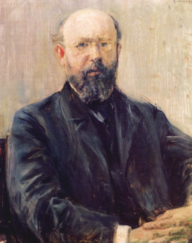 Portrett av prof. Dr. Carl Bernstein av Max Liebermann