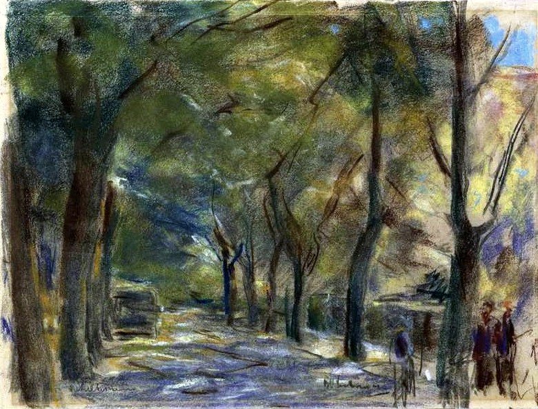 Colomierstrasse i Wannsee av Max Liebermann