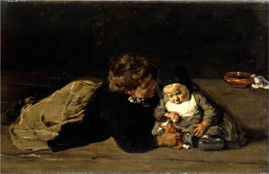 brødre og søstre av Max Liebermann