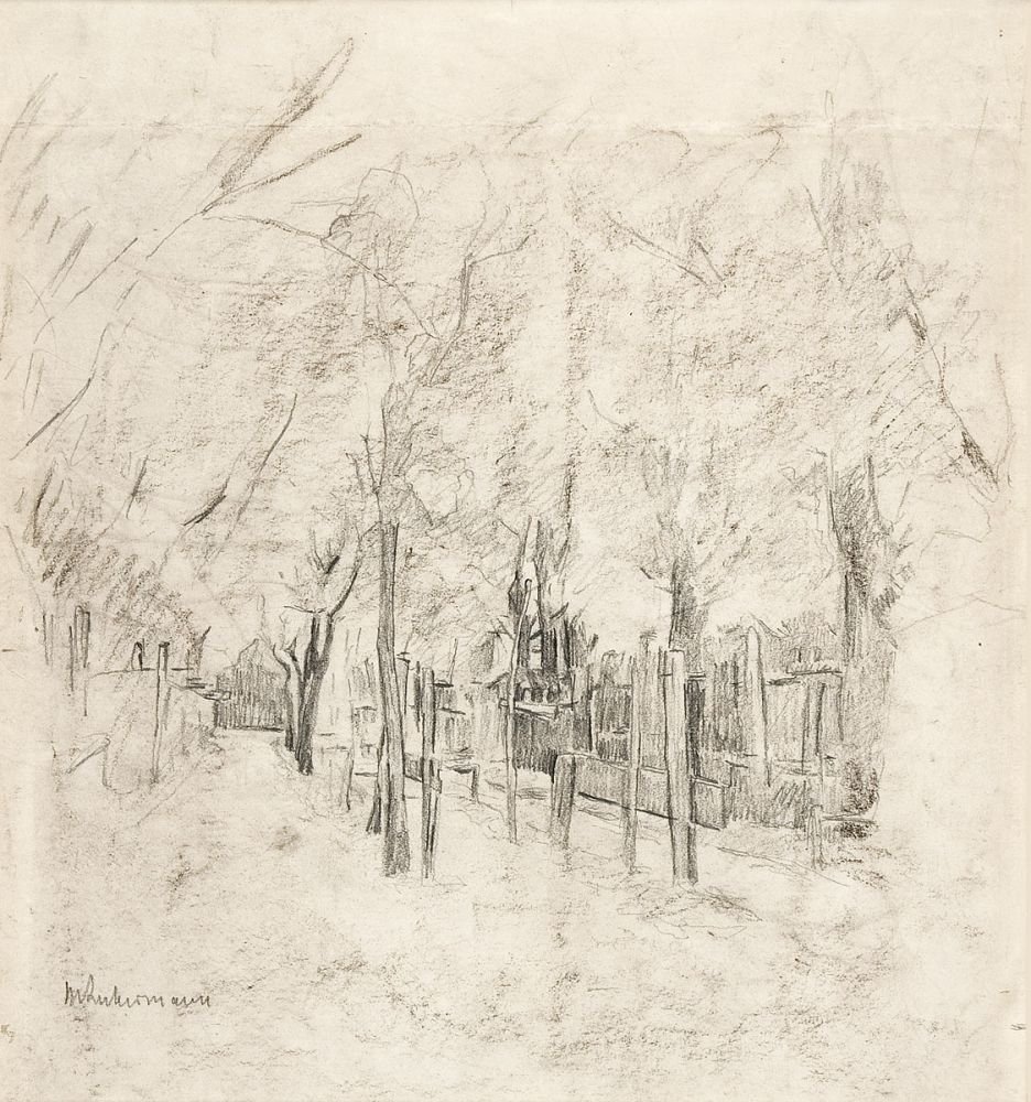 Nederlandsk bygategate i Katwijk av Max Liebermann