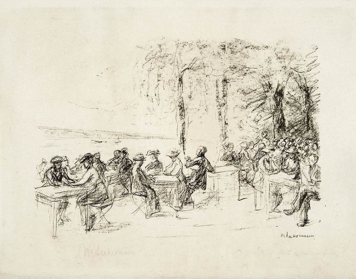 Kaffehage på Havel av Max Liebermann