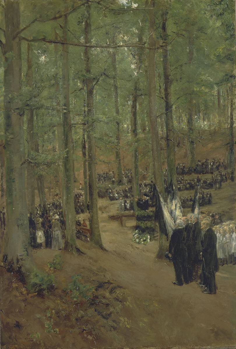 Kaiser Friedrich minnestund i Kösen av Max Liebermann
