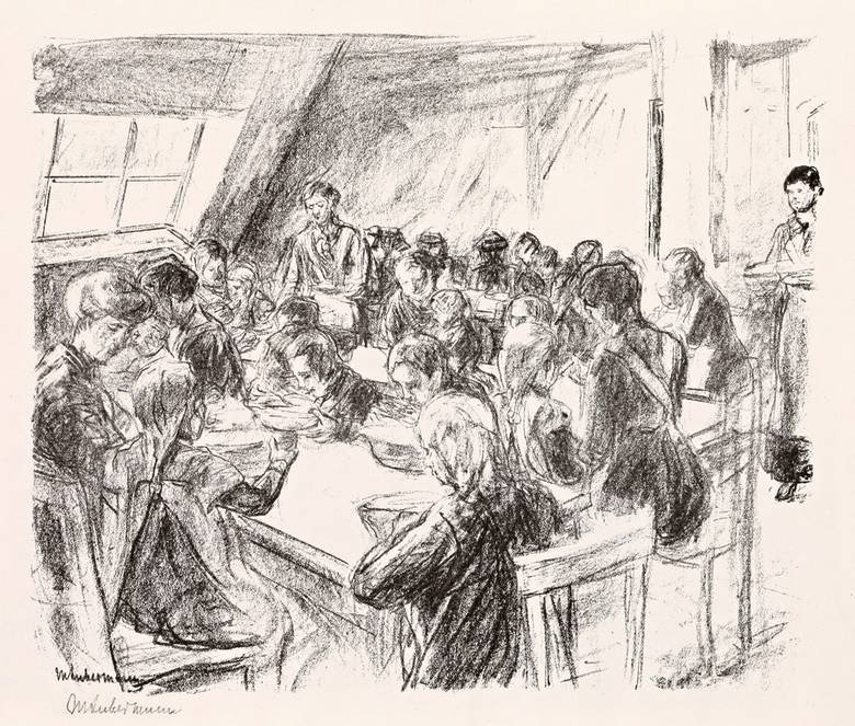 Barnas folkekjøkken av Max Liebermann