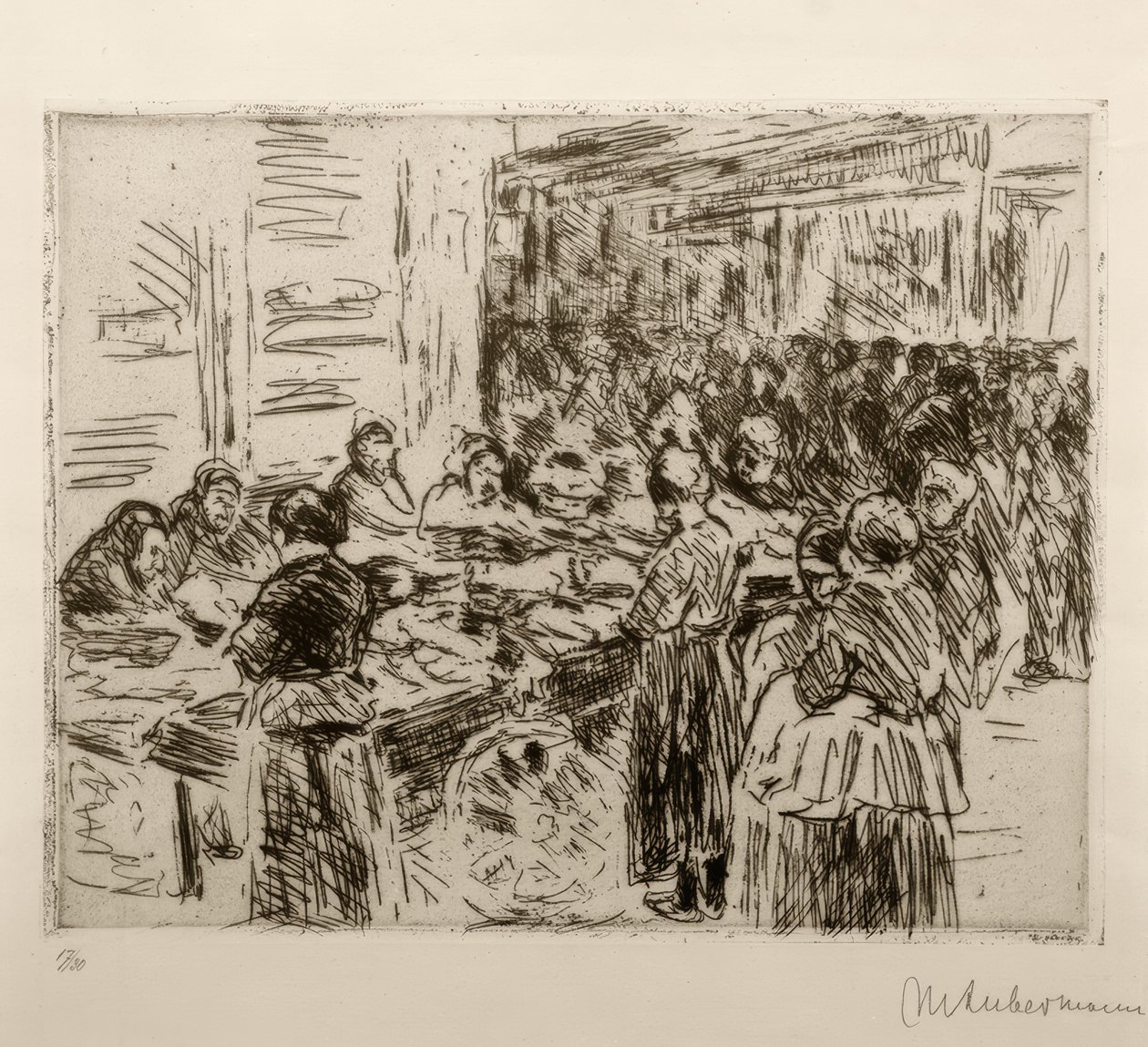 M.Liebermann, Judengasse (Amsterdam) av Max Liebermann
