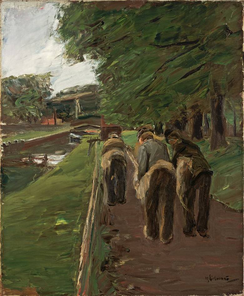 Seilerbahn i Edam av Max Liebermann