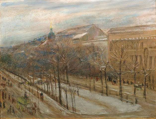 Under lindetrærne av Max Liebermann