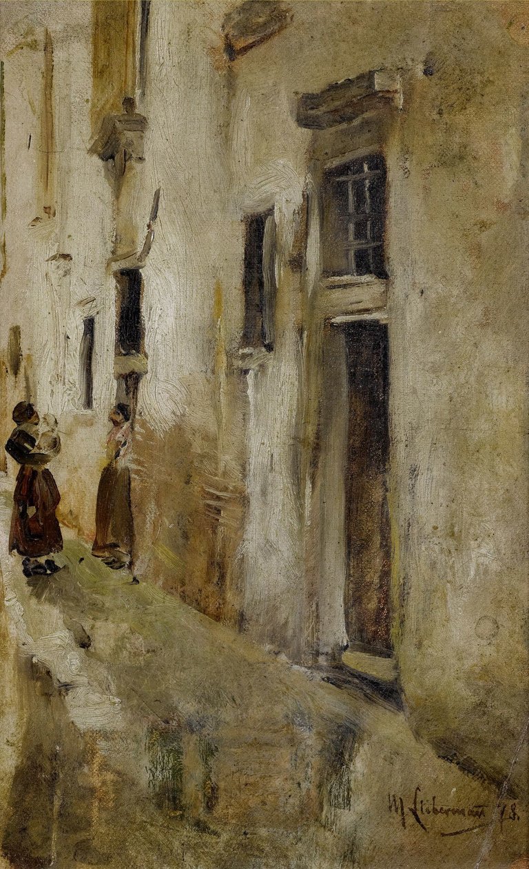 Venetiansk smug av Max Liebermann