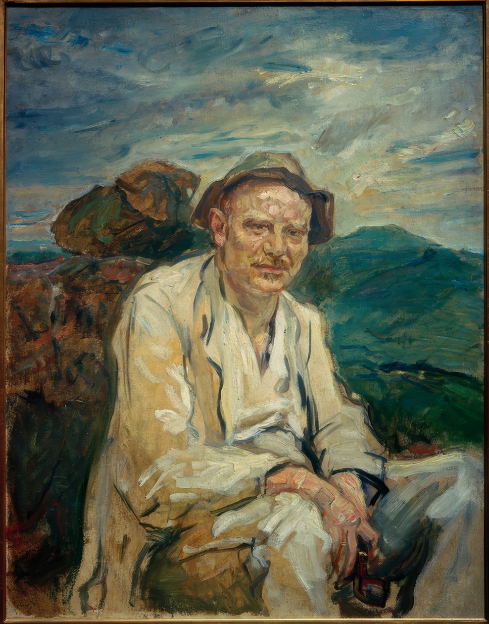Den hvilende vandreren. Portrett av Heinrich Kohl av Max Slevogt