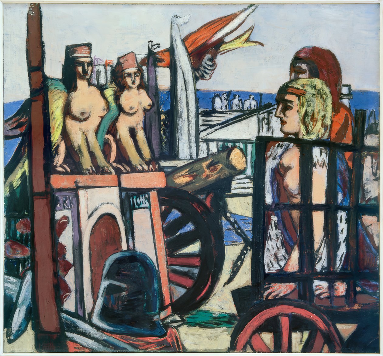 Fjerning av sfinksene av Max Beckmann