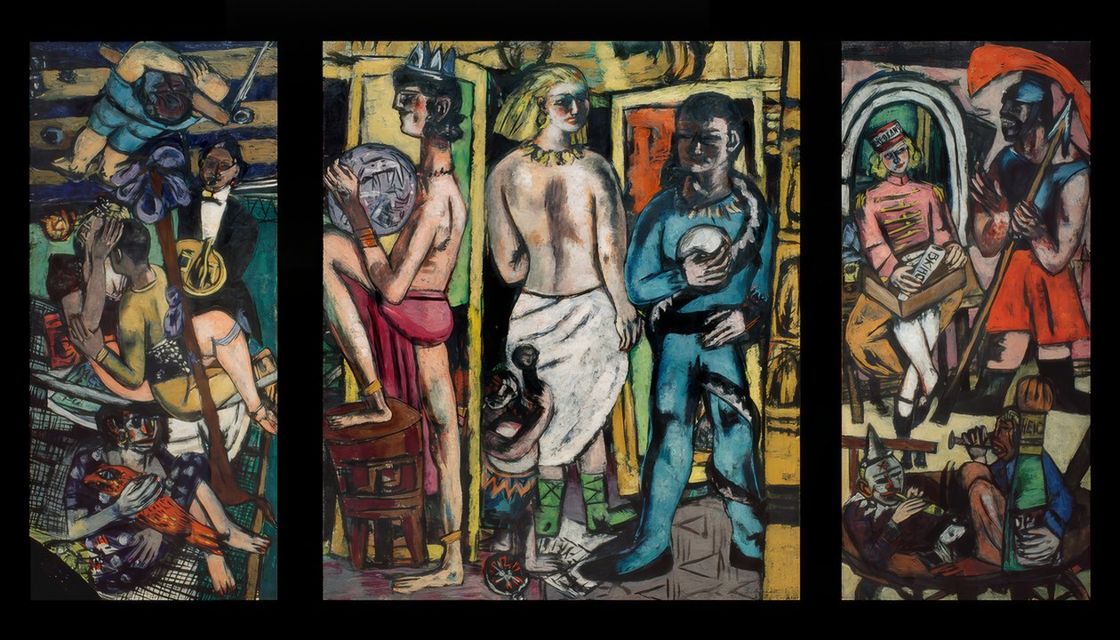 Akrobater av Max Beckmann