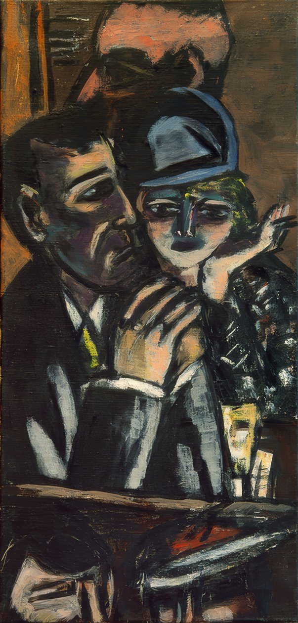 Bar, brun av Max Beckmann