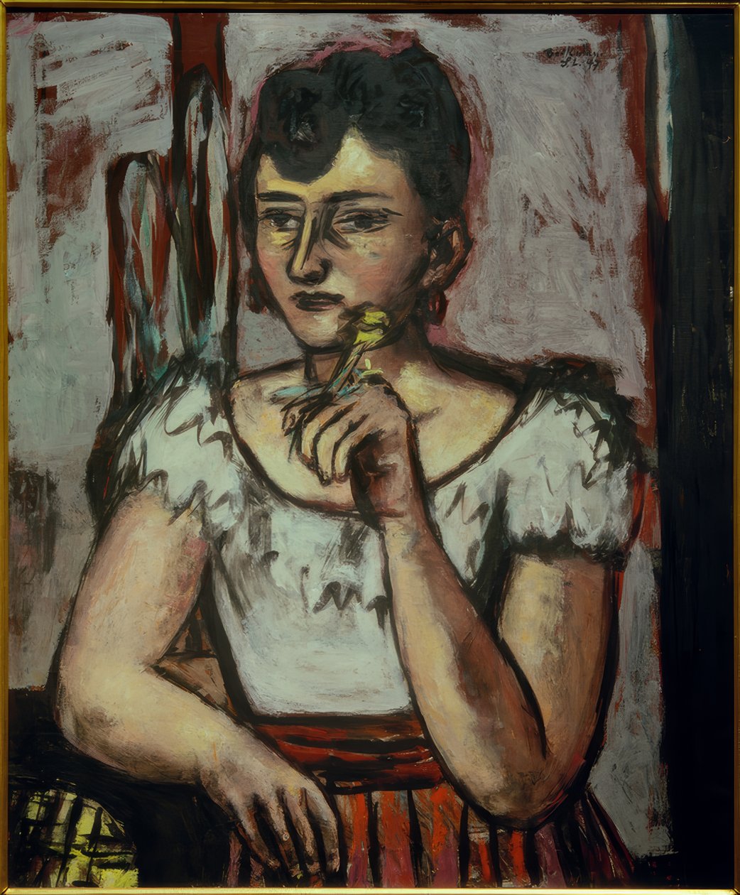 Portrett av Euretta Rathbone av Max Beckmann