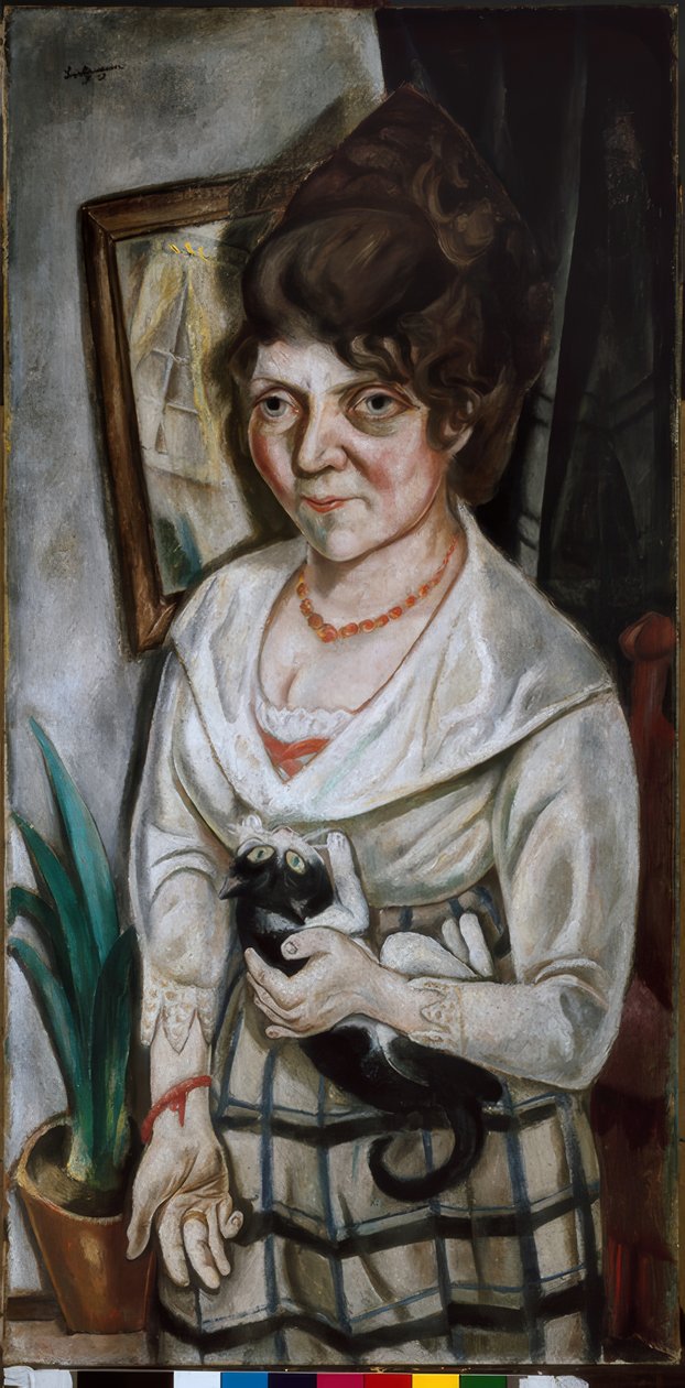 Portrett av Fridel Battenberg av Max Beckmann