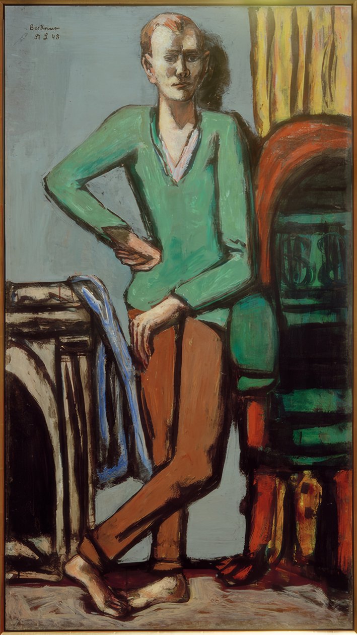 Portrett av Walter Barker av Max Beckmann