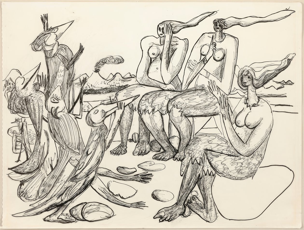 Fuglelek av Max Beckmann