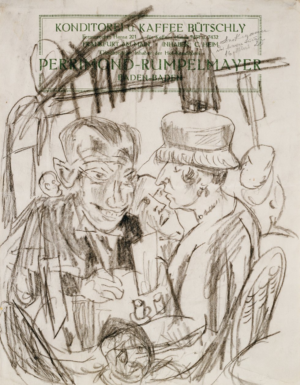 Cafe Life; Cafehausszene av Max Beckmann