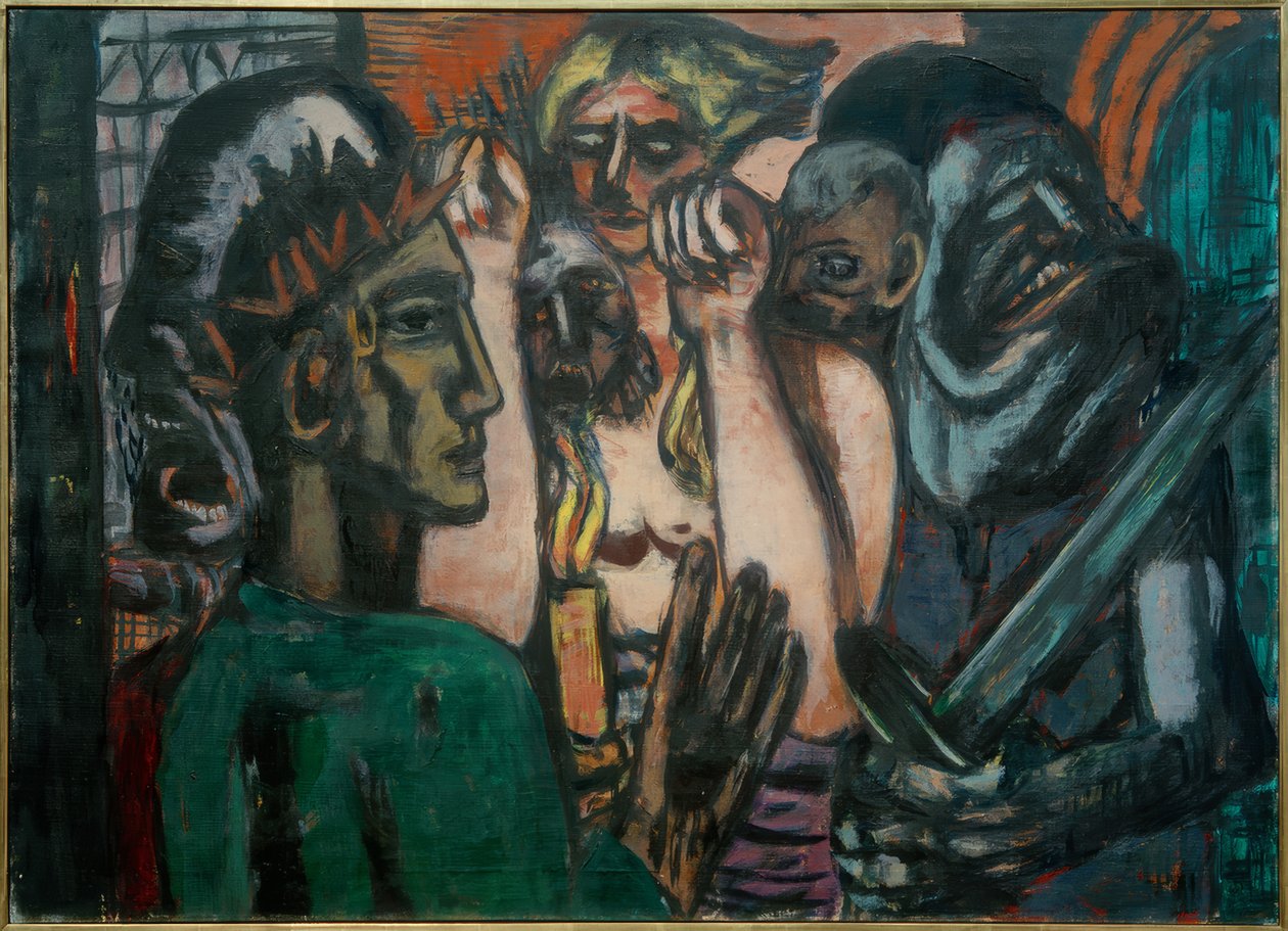 Kristus i Limbo av Max Beckmann