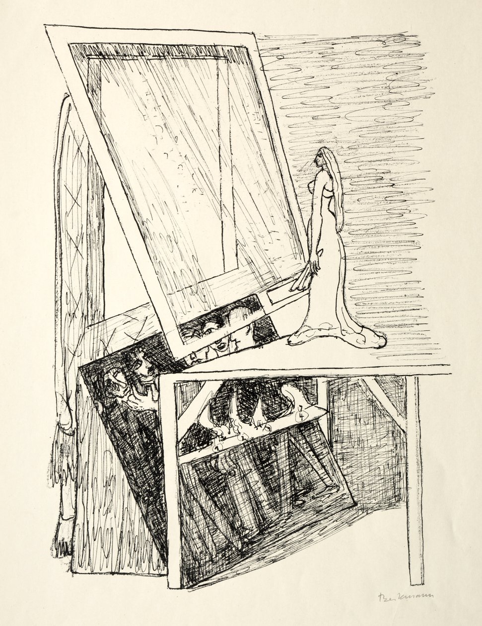 Dag og drøm: Magic Mirror av Max Beckmann