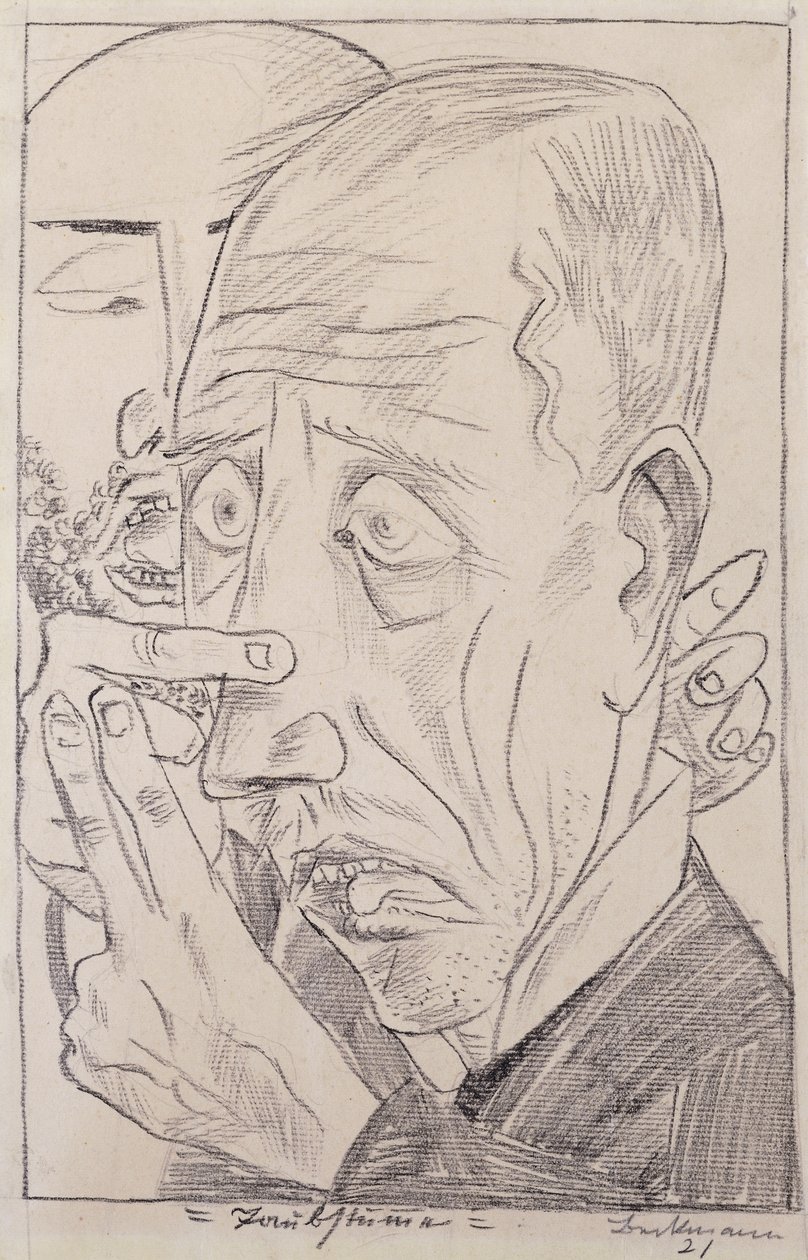 Døvstum; Taubstumme av Max Beckmann