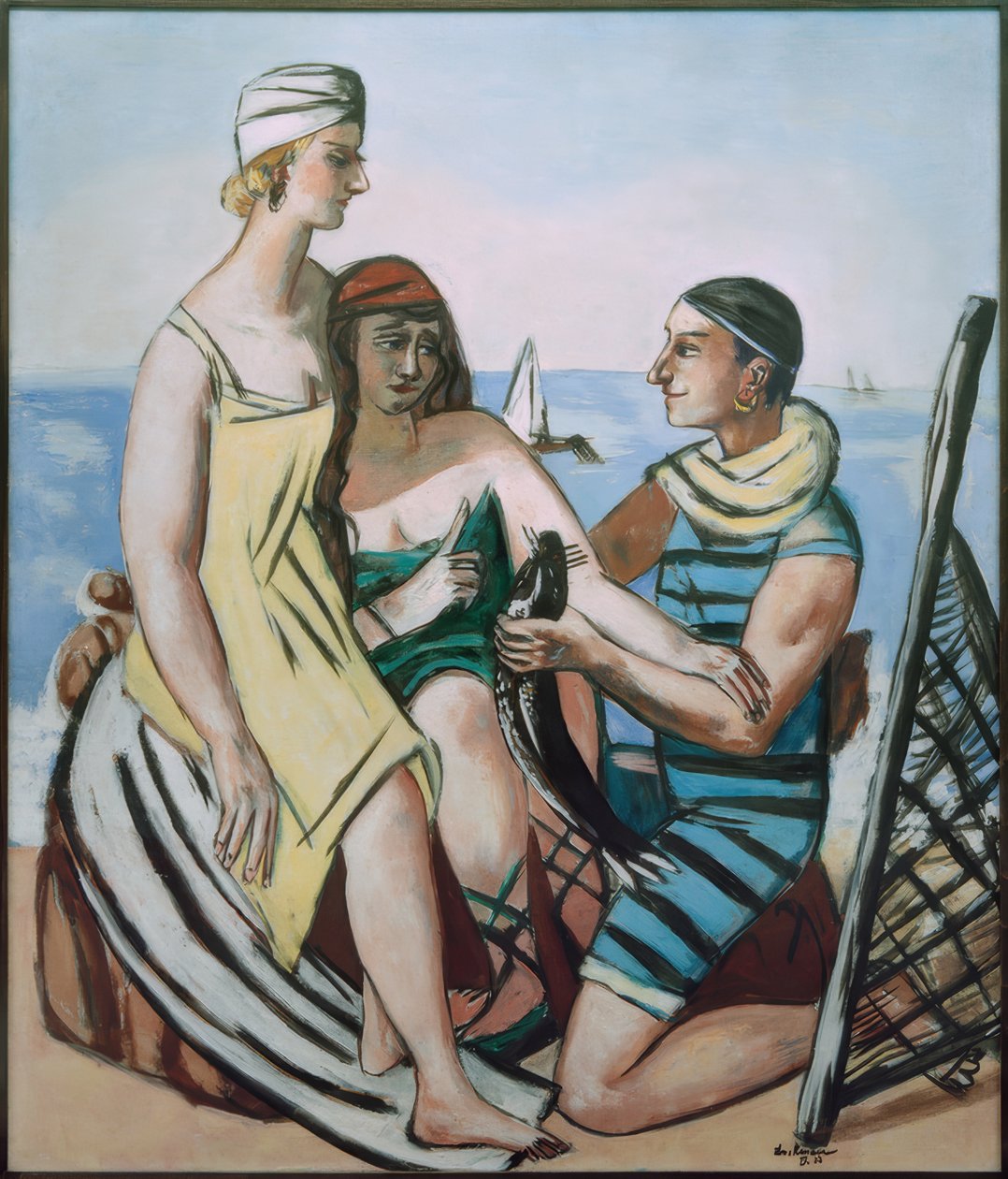 Den lille fisken (den lille steinbiten) av Max Beckmann